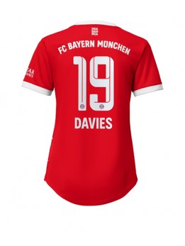 Bayern Munich Alphonso Davies #19 Heimtrikot für Frauen 2022-23 Kurzarm